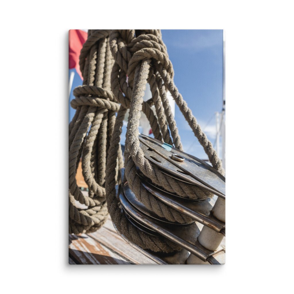 The Old Rig Canvas