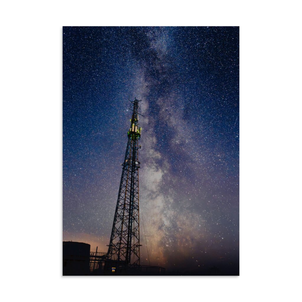 Galactic Cell Tower Poster