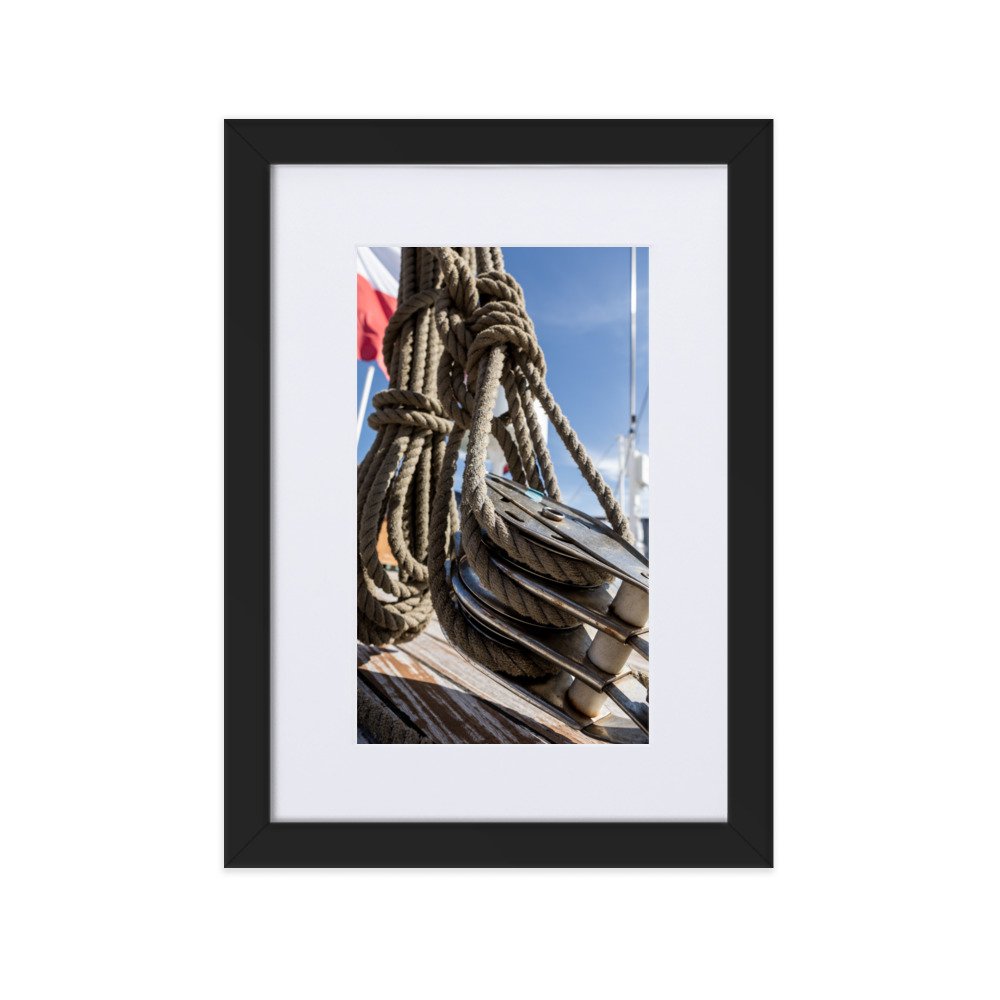 The Old Rig Framed Print - Image 3