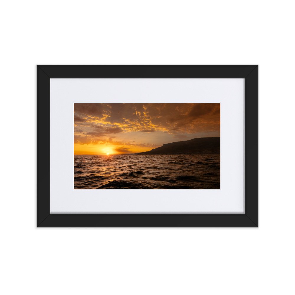 St Catharine’s Sun Set Framed Print - Image 3