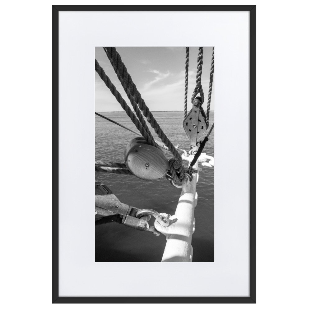 Working Lines Framed Print