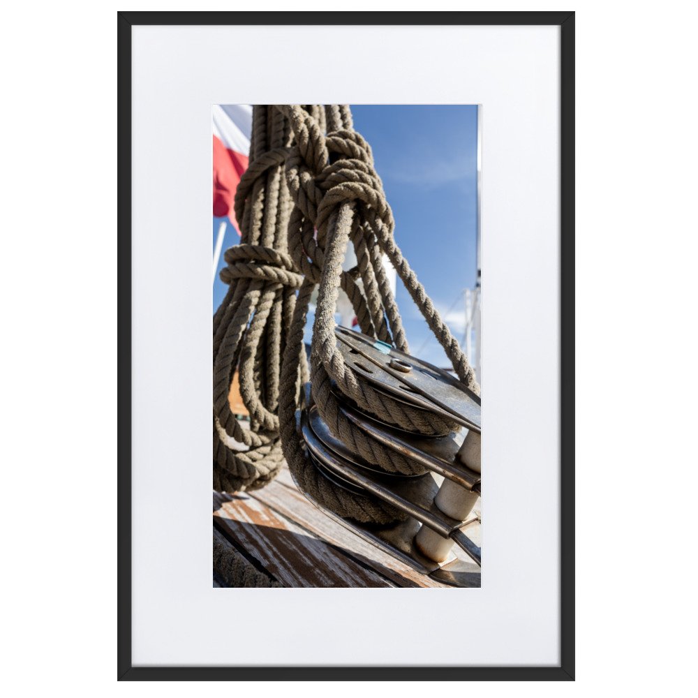 The Old Rig Framed Print