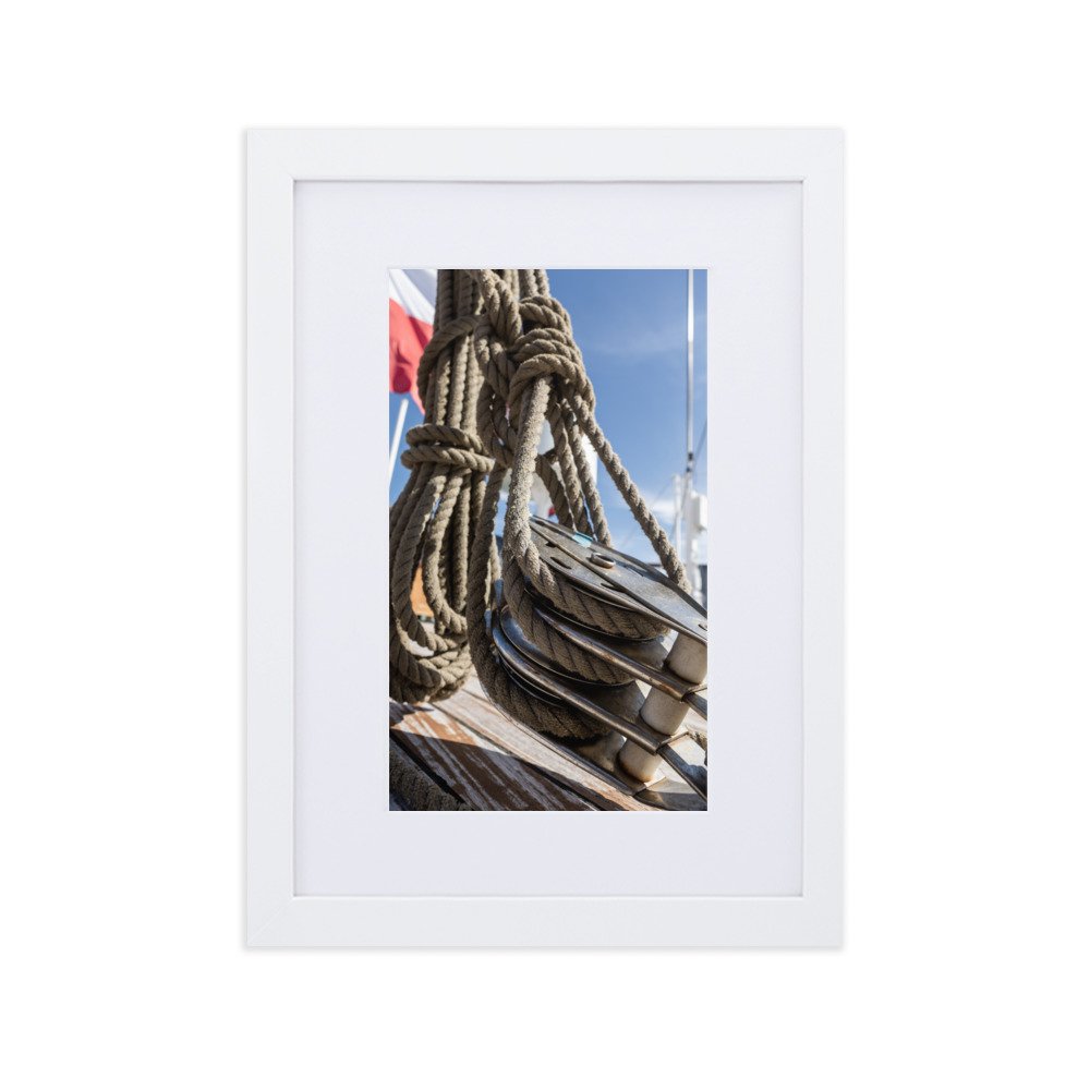 The Old Rig Framed Print - Image 4