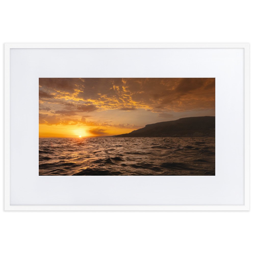 St Catharine’s Sun Set Framed Print - Image 2